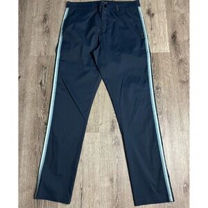 Ron Dorff Sports Chino Pants Men's M Navy Seam Stripe 16PT145S Pants